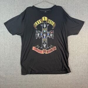 Guns N Roses‎ Appetite For Destruction Graphic T Shirt Bravado XL